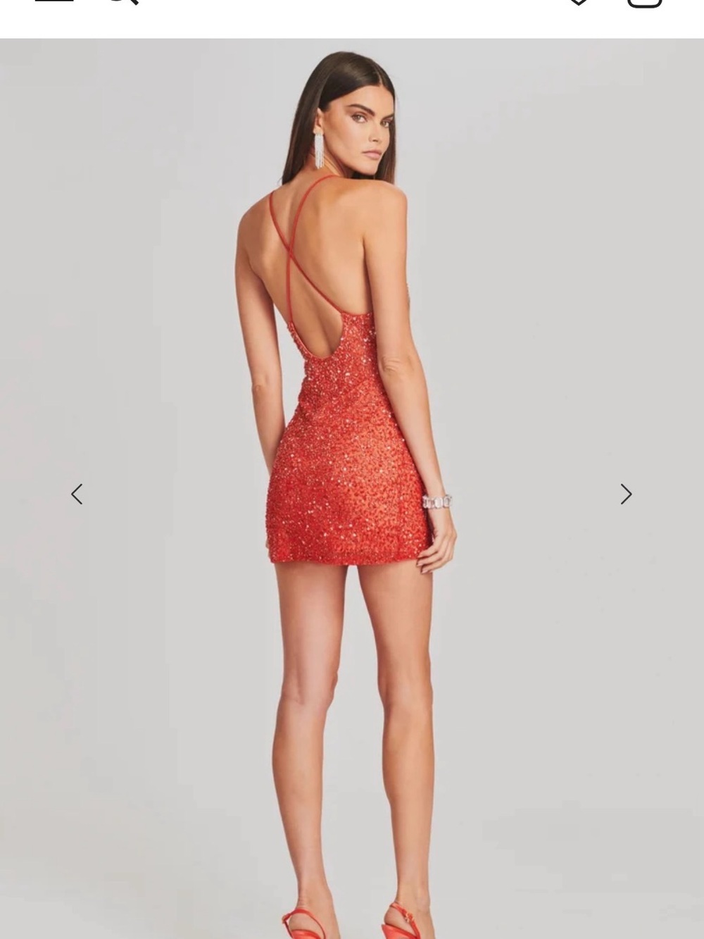 RETROFETE - MICH SEQUIN OMBRE mini dress